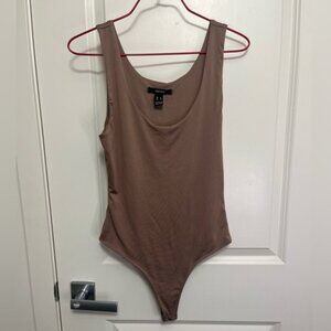 Forever 21 Bodysuit, size M, Brown